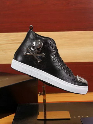 PhiliPP Plein High-Top Fashion Men Shoes--046